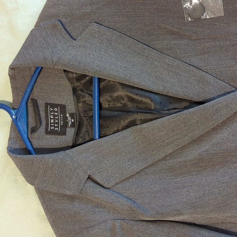 Dark gray blazer